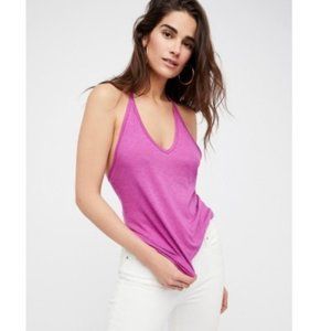 NWOT Free People Strappy T Bar Back Cami Tank Top sz S